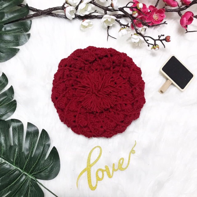 Mũ len nồi xinh cho bé gái 🧶🧶🧶