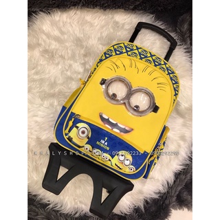 Balo kéo trẻ em 15'' hình Minions với đôi mắt nhúc nhích siêu đáng yêu - BLKMI15V