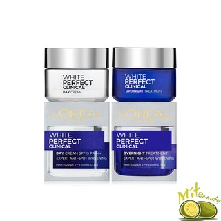 Bộ Đôi Kem Dưỡng Trắng Mịn & Bảo Vệ Da Toàn Diện Ngày Và Đêm L'oreal  White Perfect Clinical 50ml
