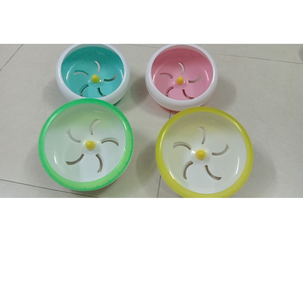 Wheel nhựa size siêu đại 18cm gắn lồng cho sóc , nhím , hamster