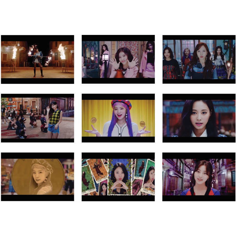 Lomo card 45 ảnh TWICE - MV YES OR YES