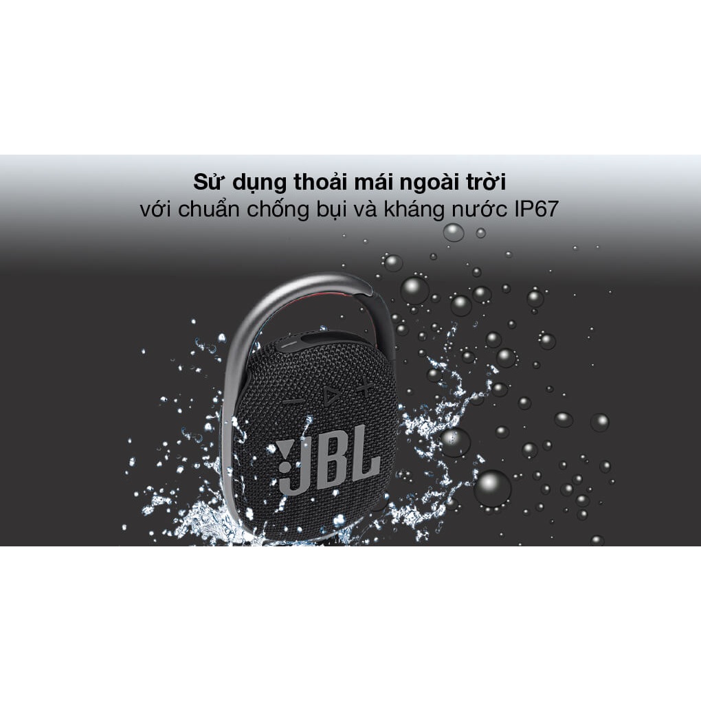 Loa Bluetooth JBL CLIP 4 - Hàng Chính hãng - Loa Bluetooth Mini Có Móc Treo