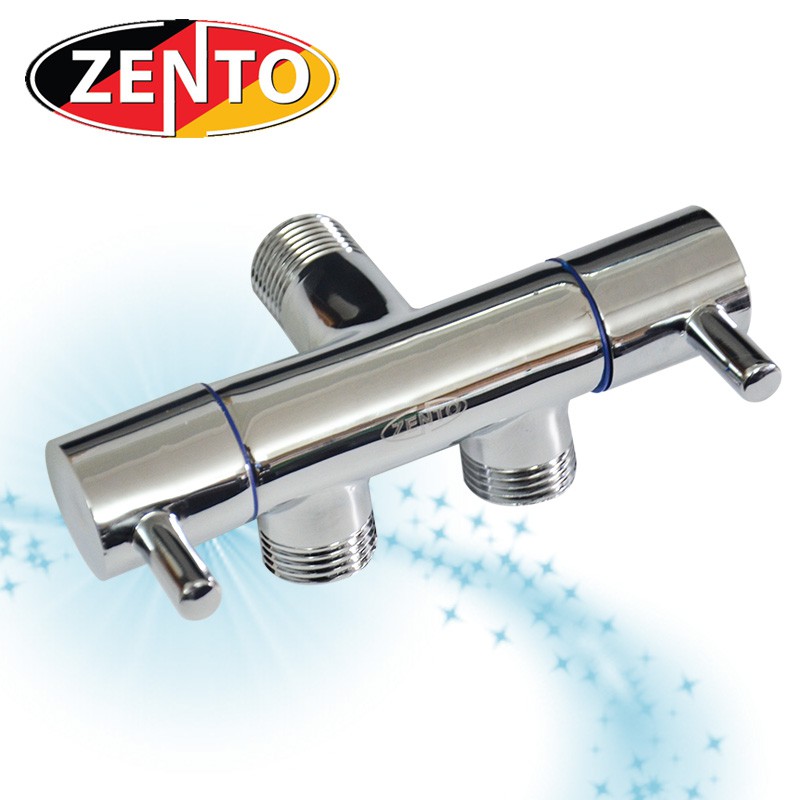 Van góc 2 đầu ra Angle Valve Dual Outlet Zento ZT982