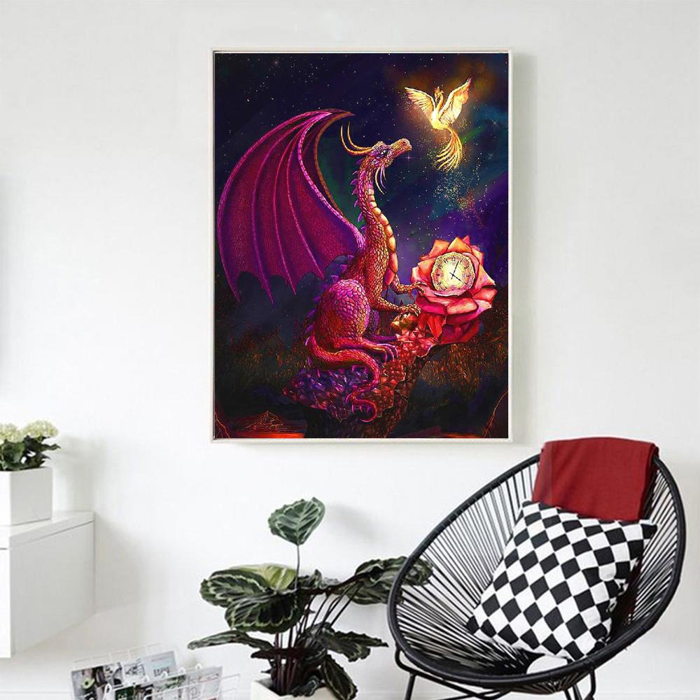 Bộ Tranh Đính Đá 5D Họa Tiết Độc Đáo DIY Dùng Trang Trí Nhà Cửa