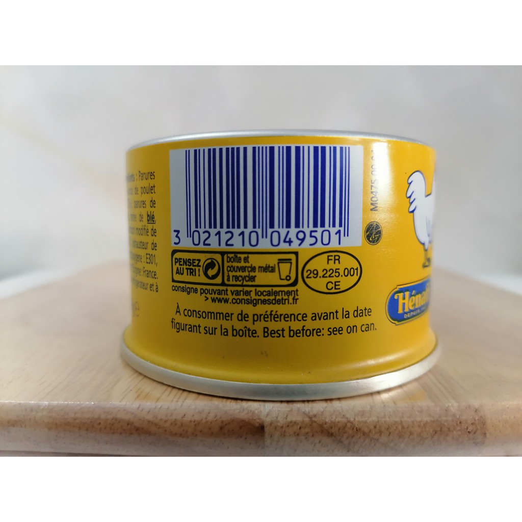 [Hộp VÀNG 140g] PA TÊ GÀ TÂY [France] HENAFF Chicken Luncheon Meat