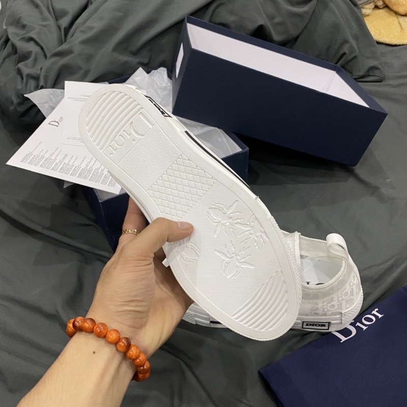 GIÀY DIO B23 SNEAKER LOW ALL WHITE LAI AU