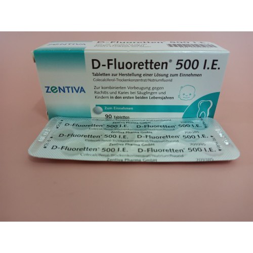 Vitamin D-Fluortten 500 I.E