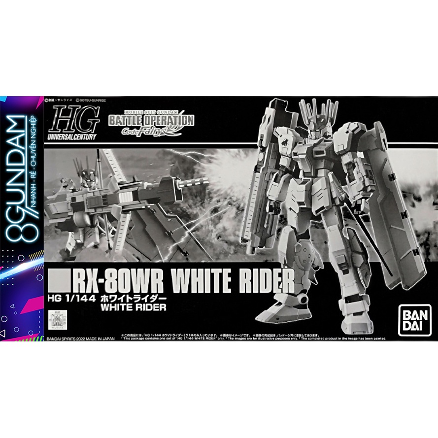 Mô Hình Lắp Ráp Gundam HG RX-80WR White Rider