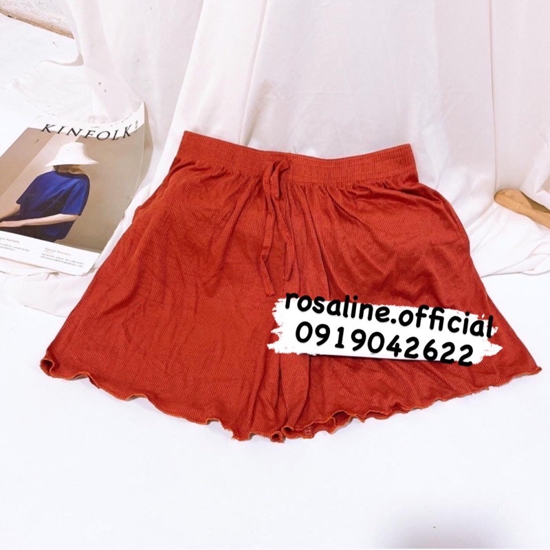 (q2747) quần đùi ulzzang gân tăm ngắn mặc nhà đơn giản thoáng mát eo co dãn | BigBuy360 - bigbuy360.vn