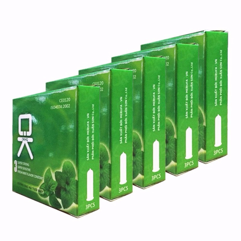 Combo 5 hộp bao cao su ok - BX1183