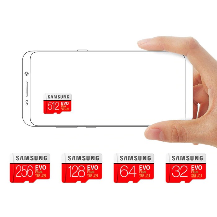 Thẻ Nhớ Samsung Micro Sd 32gb 64gb128gb 256gb 512gb Class 10 Evo Plus | BigBuy360 - bigbuy360.vn
