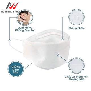 Combo 100 cái khẩu trang kf94, 4d mark kháng khuẩn, lọc bụi mịn - vistyle - ảnh sản phẩm 4