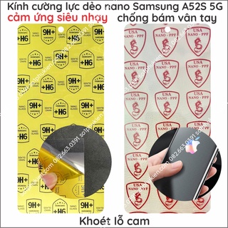 Dán cường lực Samsung A52s 5G dẻo nano bảo vệ màn hình