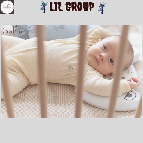 Gối cao su non lõm chống bẹt đầu cho trẻ từ 0-6m little love