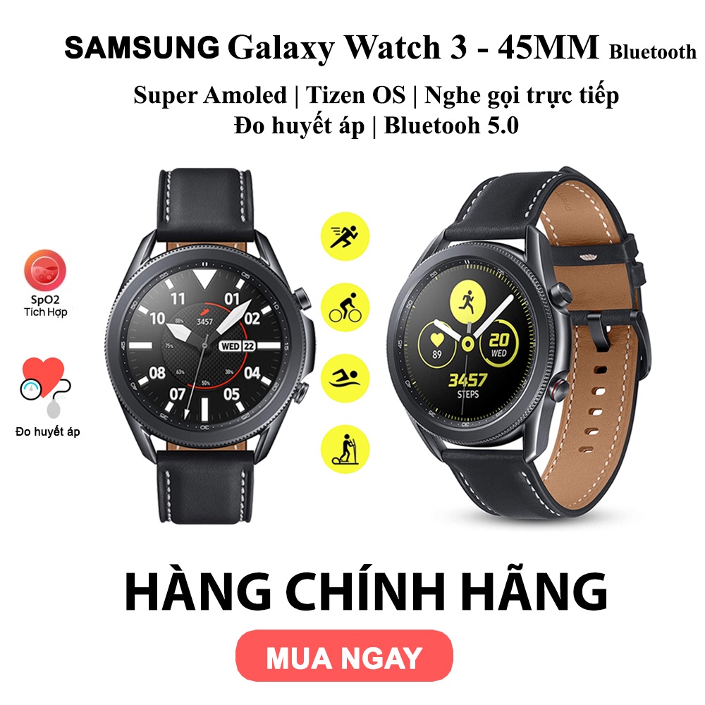 [Galaxy Watch 3] Đồng hồ thông minh Samsung Galaxy Watch 3 - Hàng chính hãng