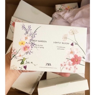 SET NƯỚC HOA NỮ ZARA - DEEP GARDEN & LIGHTLY BLOOM 30ml