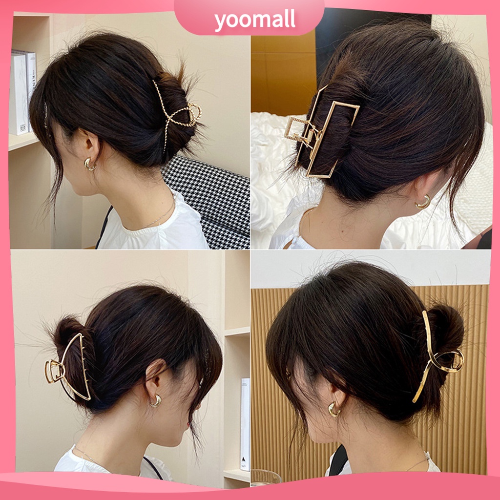 Kẹp Tóc Kim Loại Thiết Kế Tinh Tế Thời Trang Cho Nữ