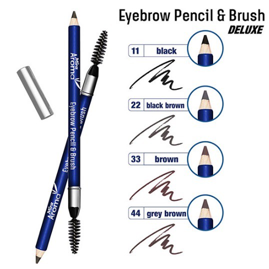 Chì vẽ mày Mira Aroma Eyebrow Pencil & Brush C428