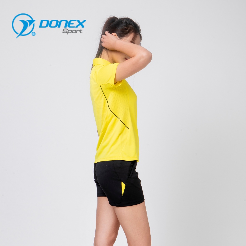 Áo Thể Thao Nữ DONEXPRO Form Regular Lên Dáng Chuẩn, Vừa Vặn Cơ thể, Chất Vải Thoải Mái, Thấm Hút Mồ Hôi Tốt AC-3394