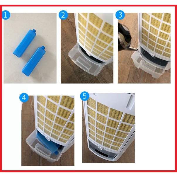 Quạt điều hòa hơi nước Chigo + tặng kèm gel đá khô, quạt đá hơi nước