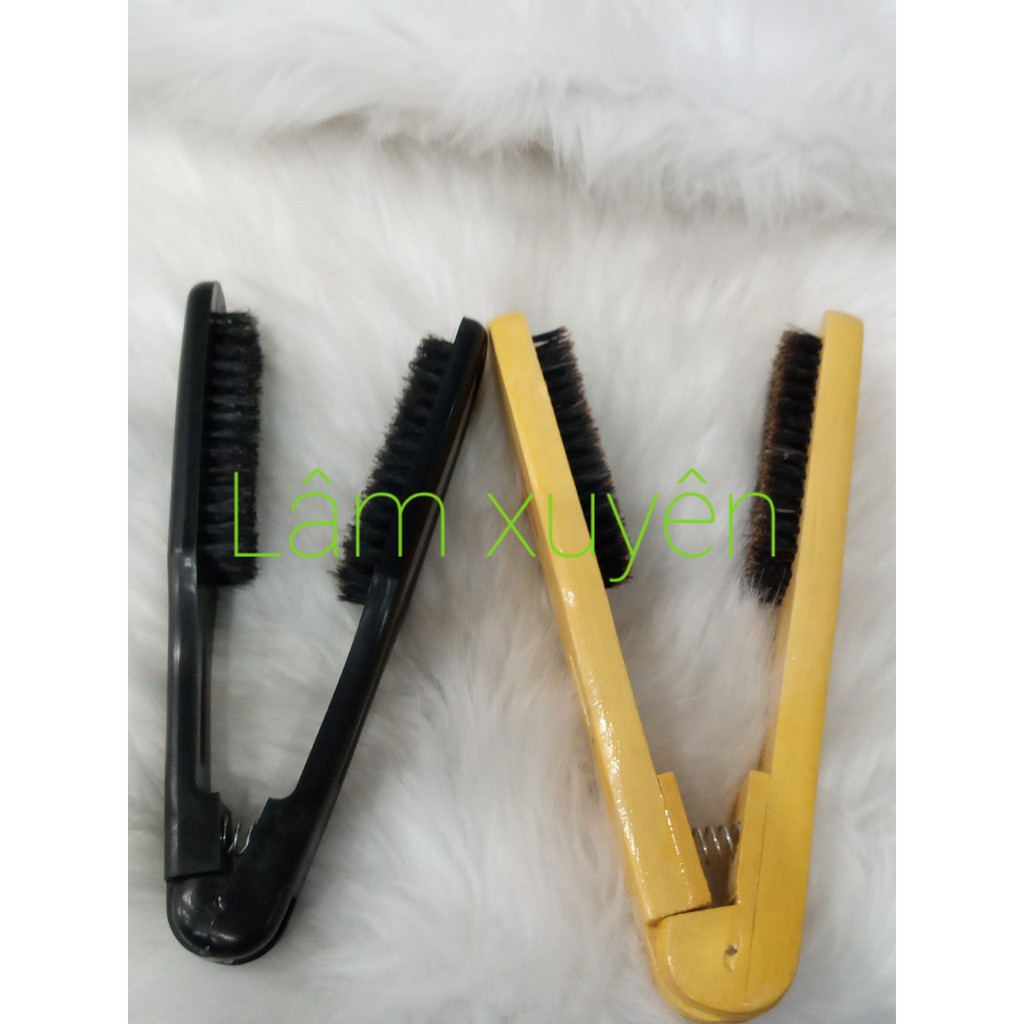 Lược kẹp duỗi kéo ép tóc lông 2 mặt cố định chia tóc    SIÊU TỐT bền cao cấp