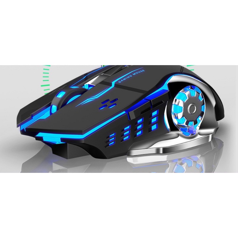 Chuột Không Dây Bluetooth Gaming Dùng Pin Sạc, Click Không Gây Tiếng Ồn Chơi Game Cực Chất  Bảo Hành 12 Tháng