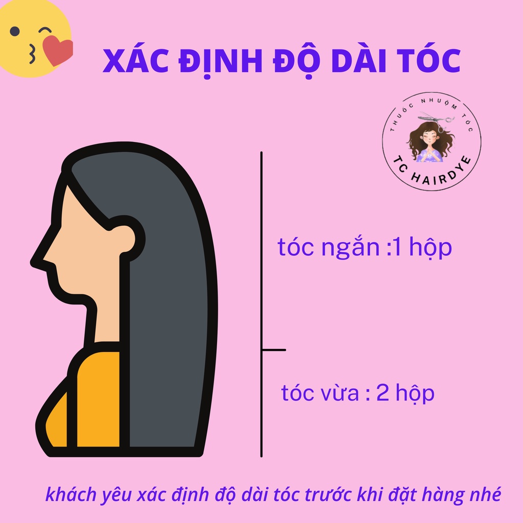 (KHÔNG TẨY100%) Thuốc nhuộm tóc Nâu Khói Sáng  lên màu từ nền đen