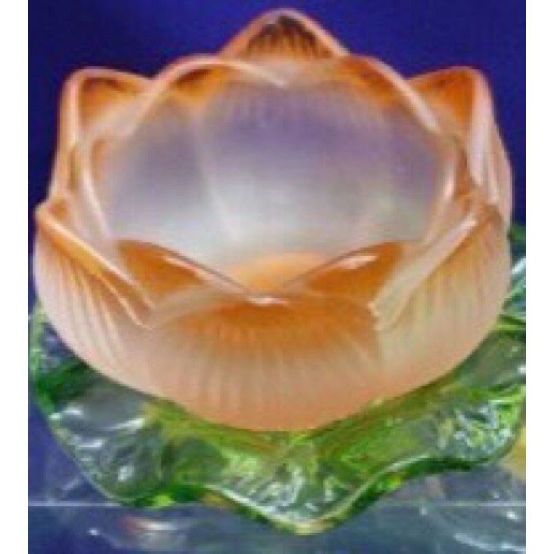 Đế nến hoa sen lưu ly nhiều màu