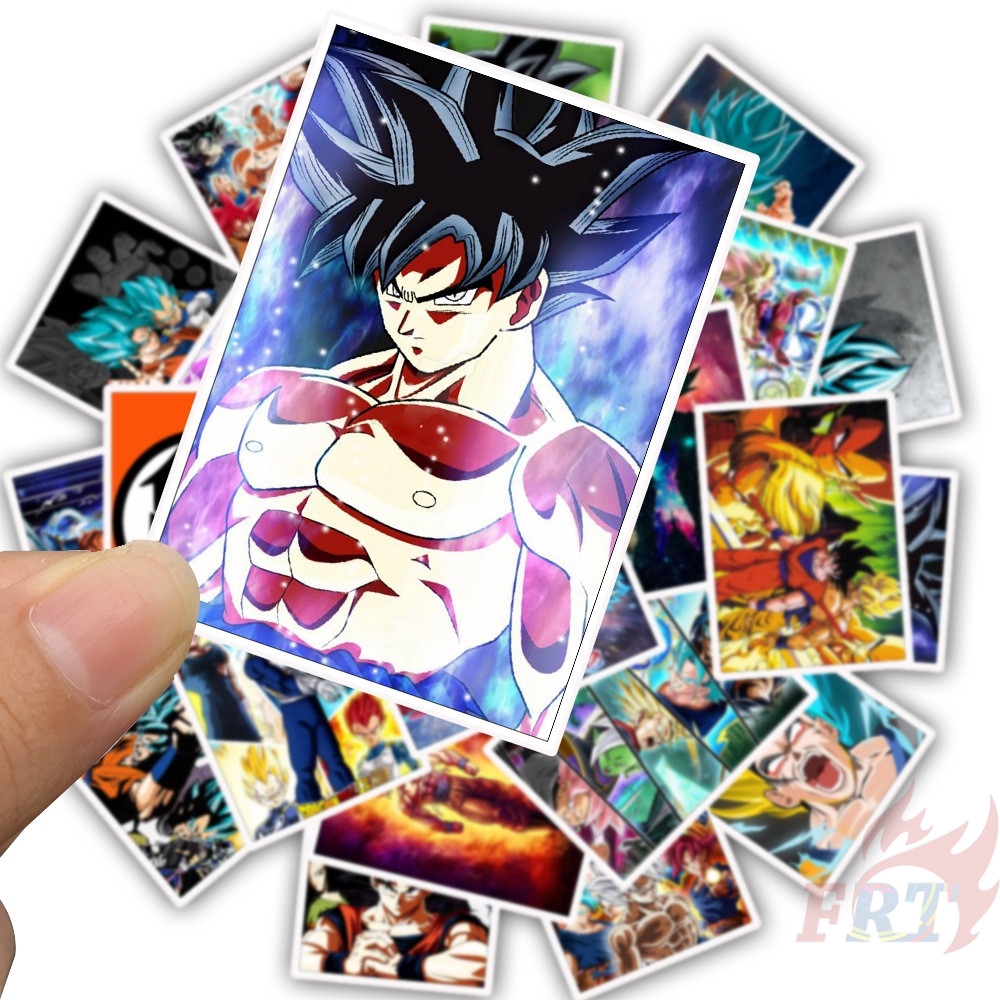 ❉ Dragon Ball Mini Poster Giấy và decal dán tường ❉ 25Pcs/Set Anime Luggage Laptop Skateboard Doodle Stickers