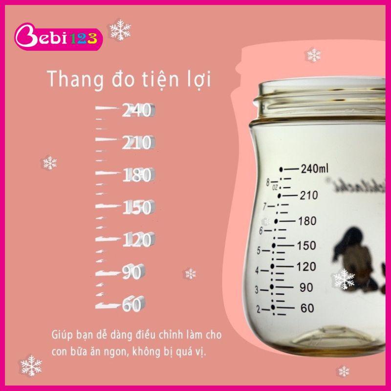 (2 trong 1) Bình sữa tích hợp Bình nước Tritan Kichi có van chống sặc tiện dụng cho bé