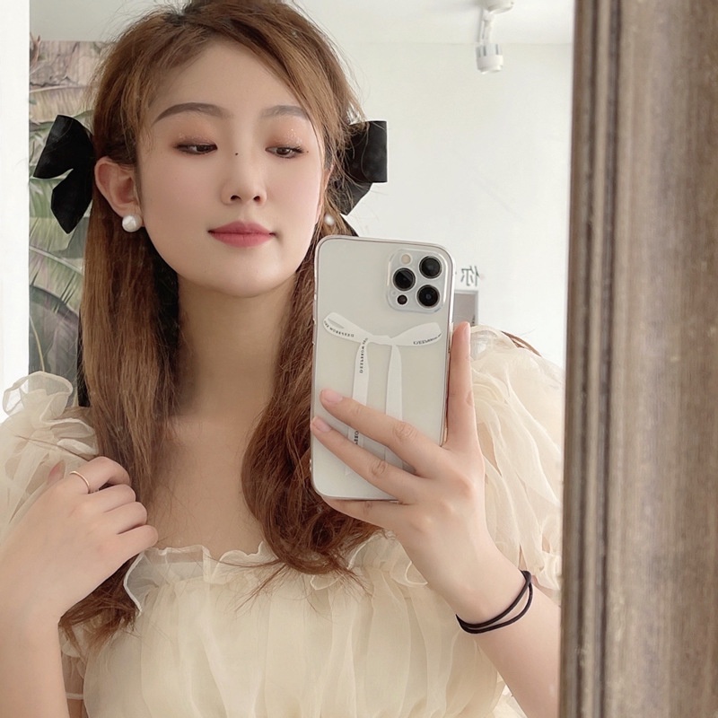 Kẹp Tóc Nơ Alley Chất Satin - Vani Store [PKT00265]