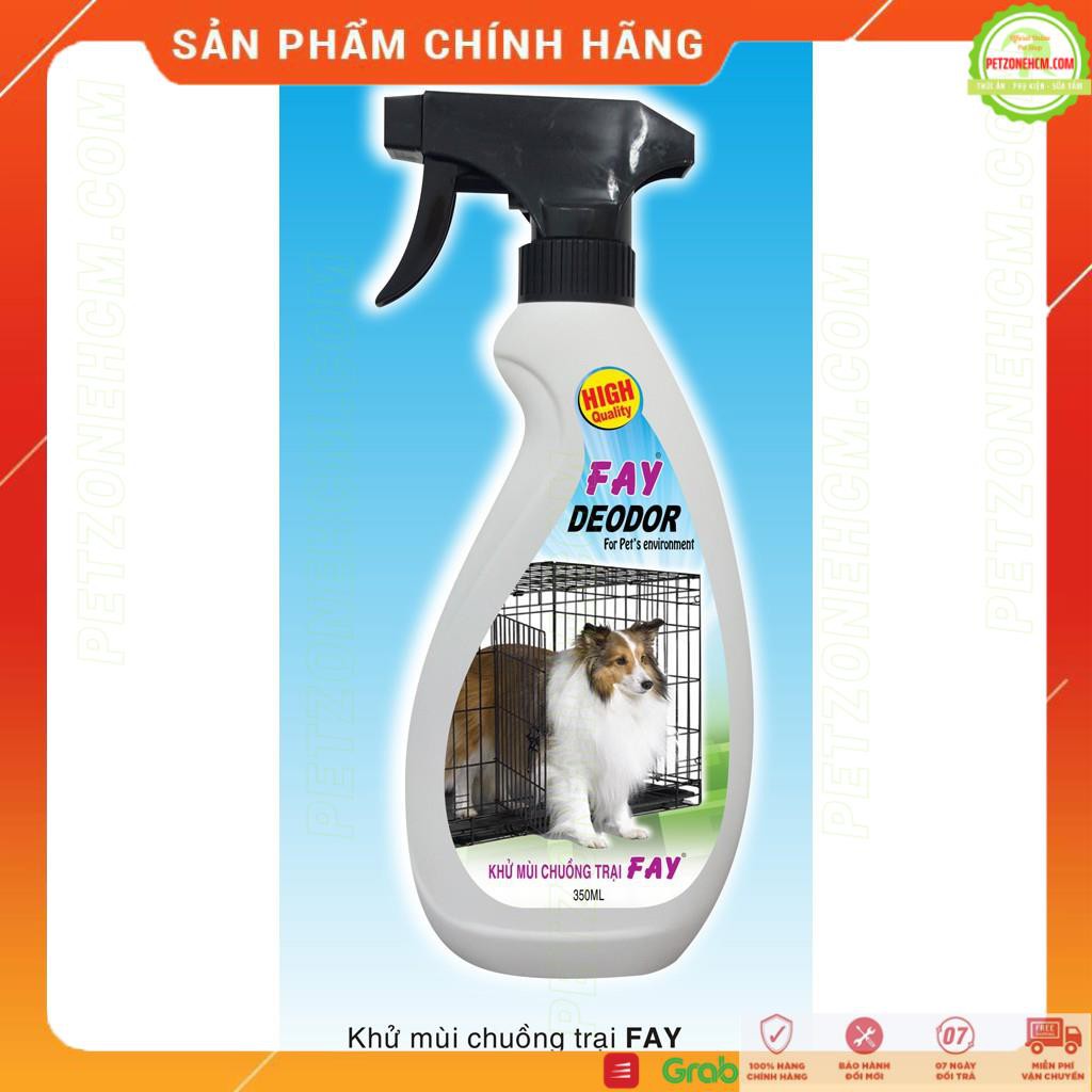 FAY DEODOR for Pet’ environment – KHỬ MÙI CHUỒNG TRẠI nuôi chó mèo động vật 350ml