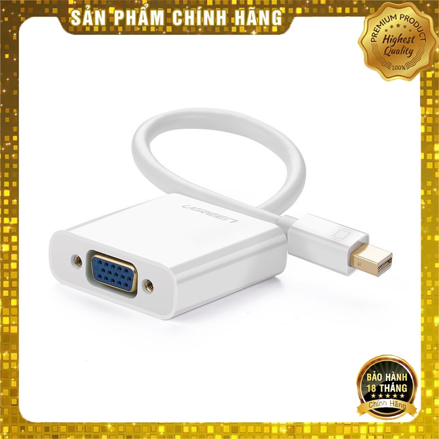 Cáp chuyển đổi Mini DisplayPort sang VGA Ugreen 10458 chính hãng