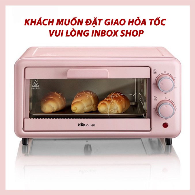 [Mã ELHADEV giảm 4% đơn 300K] Lò Nướng Mini BEAR 11L D11B1, Lò Nướng Mini Cho Hộ Gia Đình Nhỏ( Công Suất 800W)