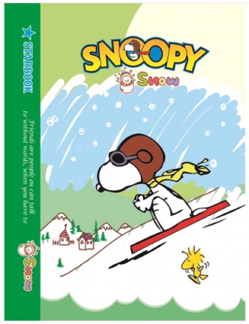 Tập học sinh Snoopy, 80gsm, 96trang( 10 quyển / bloc)