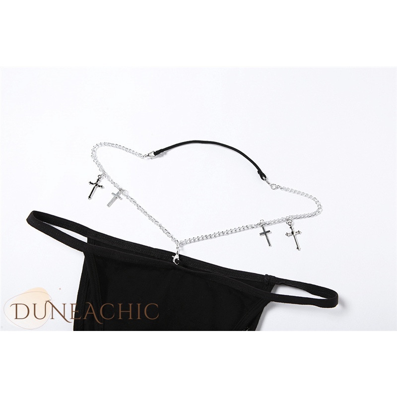 DUNEA Quần lót phối dây xích thời trang quyến rũ dành cho nữ