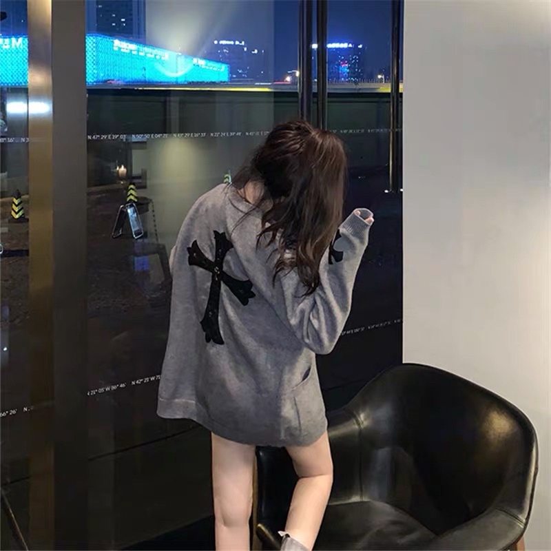 Áo khoác cadigan thêu lưng