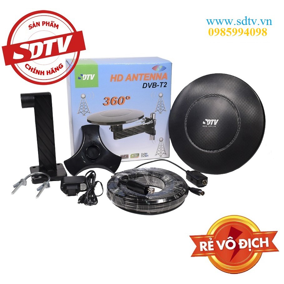 Anten thu sóng DVB-T2 chính hãng của SDTV