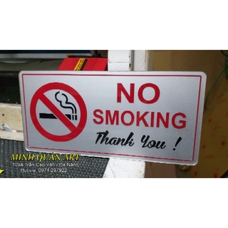 Bảng no smoking không hut thuốc