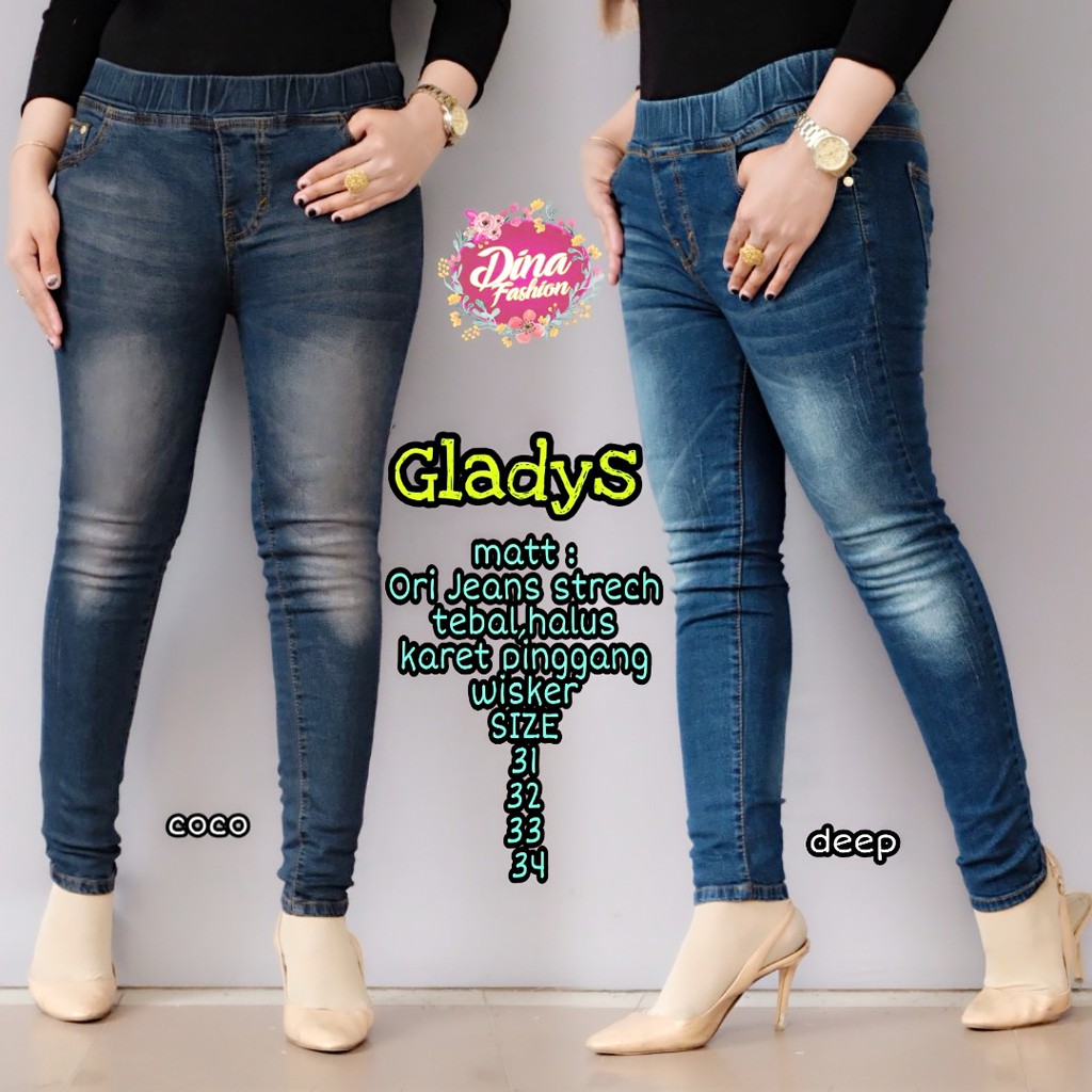 Kích Thước Mới 31-38!! Quần Jean Gladys LAZER SOBEK Biến Đổi Với Màu Gradient Mới