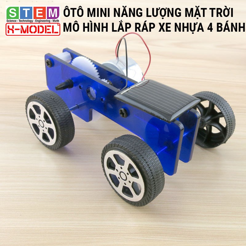 Đồ chơi  sáng tạo STEM Ôtô mini nhựa năng lượng mặt trời X-MODEL , Đồ chơi trẻ em DIY [Do it You] |Giáo dục STEM, STEAM