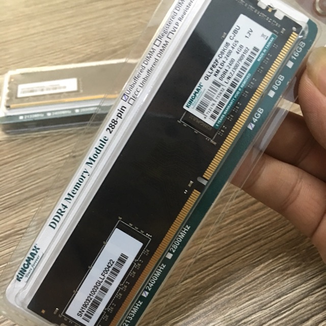 Ram Máy Tính KINGMAX DDR 4—4G/8G/16G Bus 2400/2666– chính hãng Viễn Sơn- Bảo Hành 3 năm