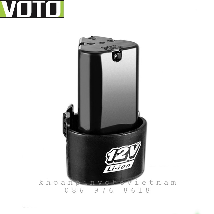 Pin Voto 12v chính hãng, pin tam giác cho máy khoan bắt vít