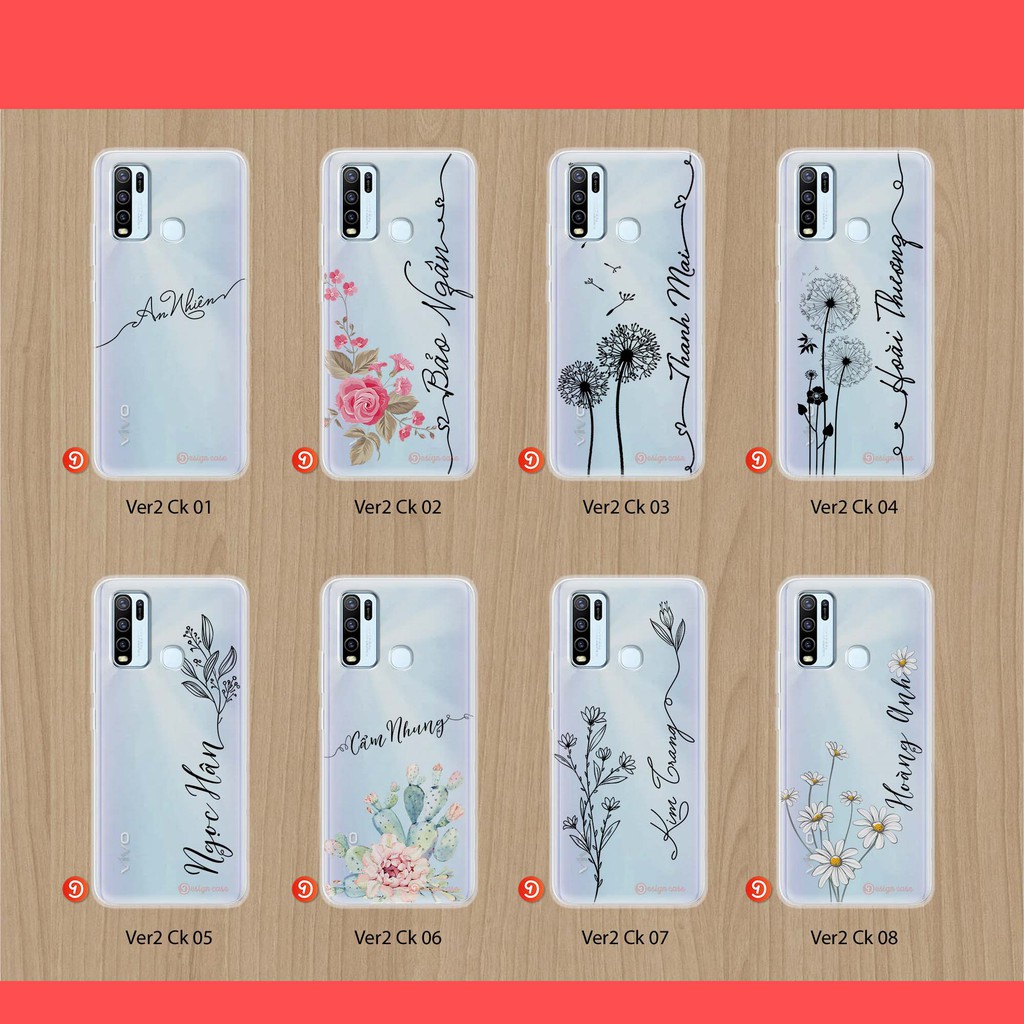Ốp lưng vivo Y30/ Y50 in hoa khô