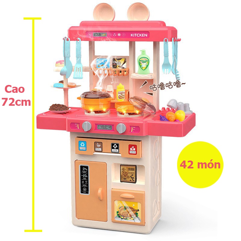 đồ chơi nhà bếp cỡ lớn 75cm 43 chi tiết cho bé yêu