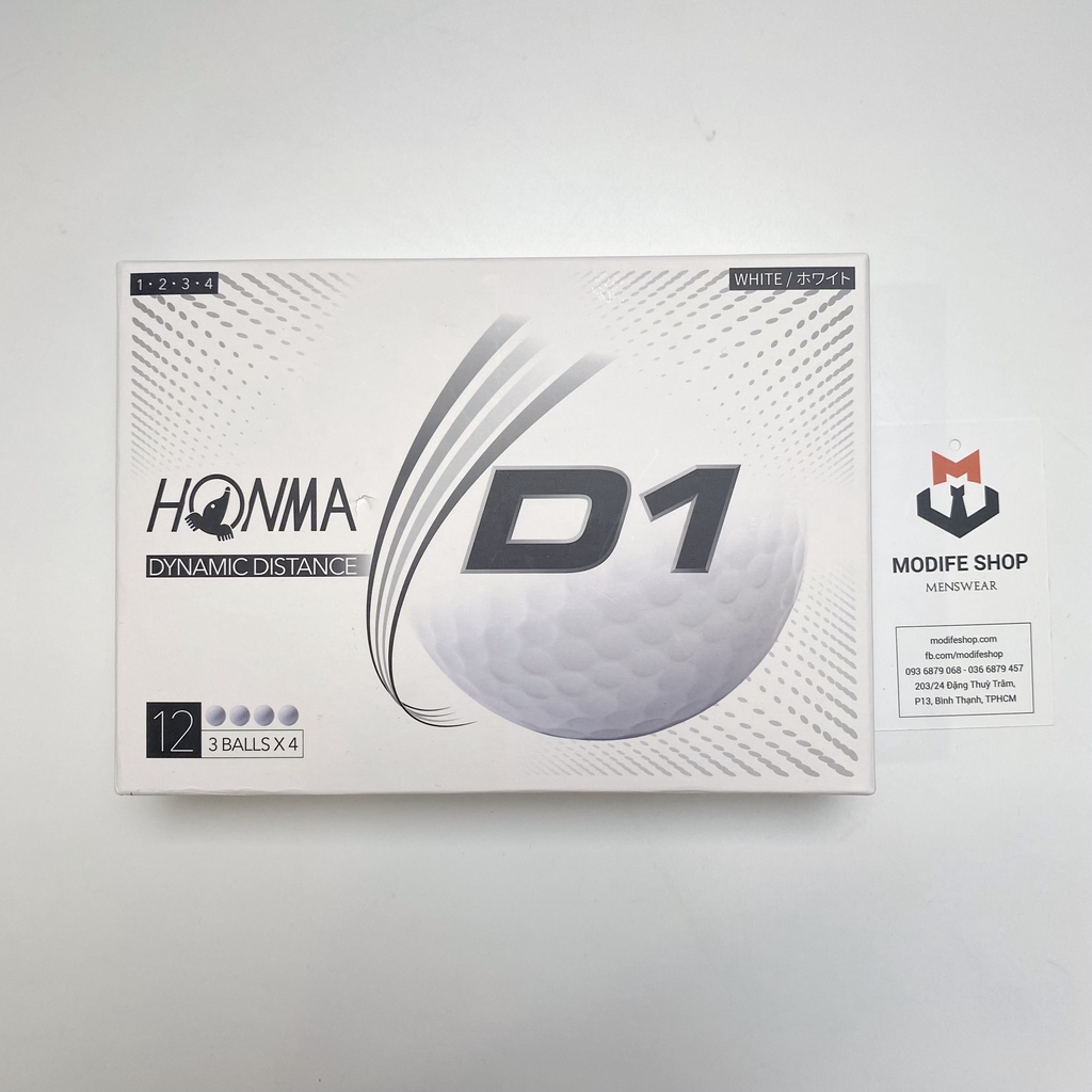 Bóng Golf Honma D1 (New) - Hộp gồm 12 quả - Modife Shop