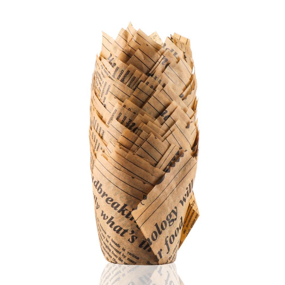 PINEVN Set 50 Cốc Giấy Đựng Bánh Cupcake Chống Mỡ