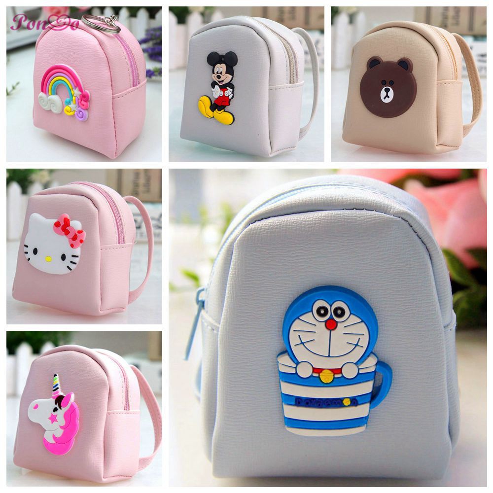 Ví Đựng Tiền Xu Mini Hình Hoạt Hình Dễ Thương