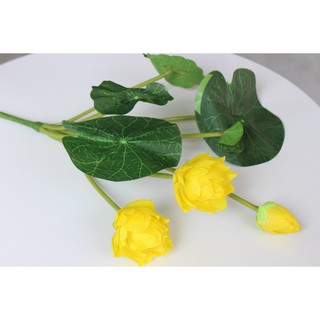 Hoa lụa/ Hoa sen nhí trang trí