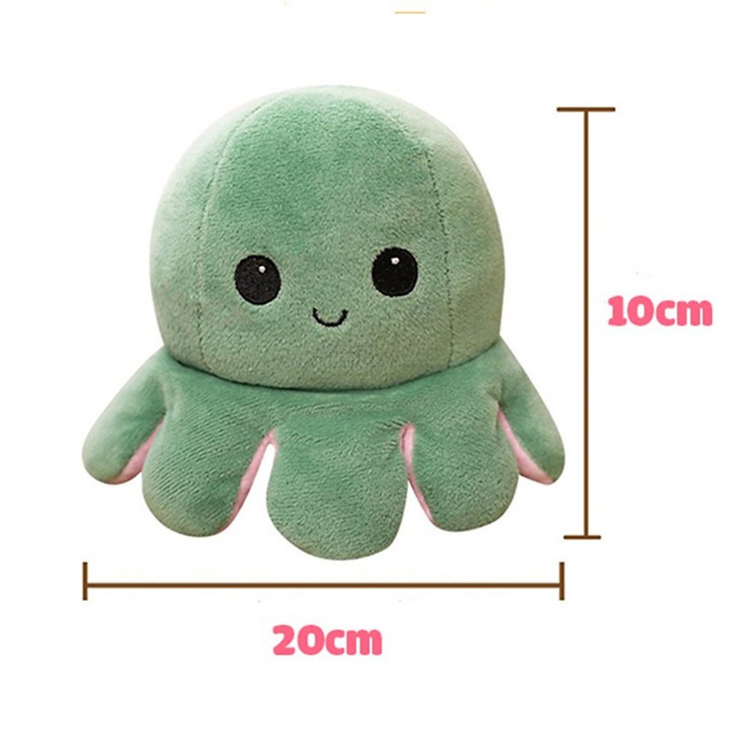 ❤️HOT DEAL ❤️  Thú bông Bạch tuộc cảm xúc 2 mặt Ichigo (size 20cm)